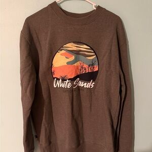 White Sands National Park Grey Sweater